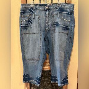 Elite Blue jean capris